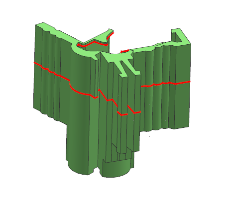 晶体型腔分模线2